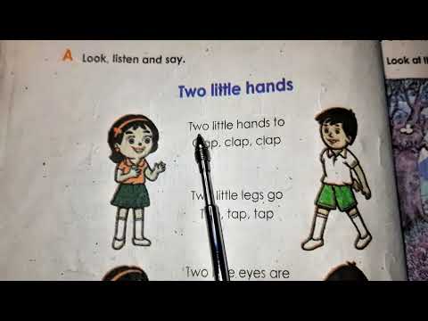 class 1 Rhyme | Two little hands | English for today | English to Bangla | প্রথম শ্রেণি