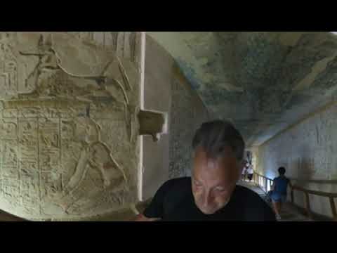 360 view - Valley of the Kings, Egypt. Tomb of Pharaoh Merenptah part 2