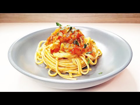 Λιγκουίνι Με Ντομάτα Και Βασιλικό - Linguine With Tomato Sauce And Basil - Eπ.250 | Σταυρούλα Ζεγκίν