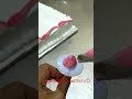 making rose with whipping cream | #shorts