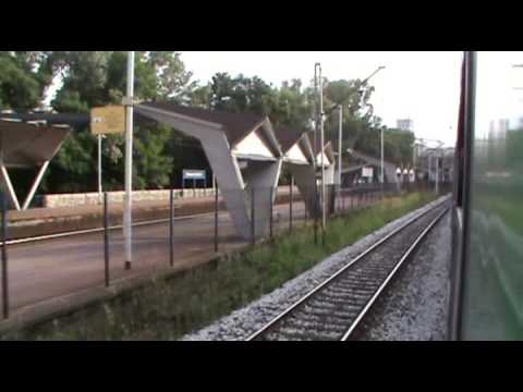 Odcinek Warszawa Wschodnia - Warszawa Zachodnia. Lipiec 2014.