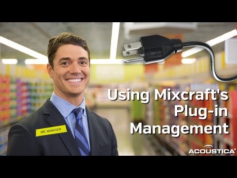 Using Mixcraft's Plug-in Management
