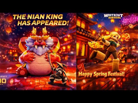 Chinese New Year Early Access!! | How to Get Nian King Treasure | Whiteout Survival