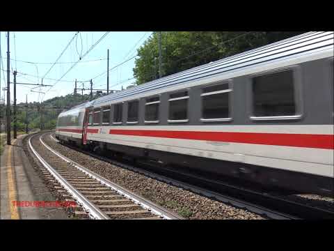 LA STROMBAZZATA DELL' IC SUN IN TRANSITO A MIGNANEGO. (GE) SAB.  12 - 6 - 2021.