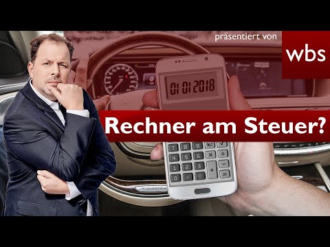 Sind Taschenrechner am Steuer verboten? | Rechtsanwalt Christian Solmecke