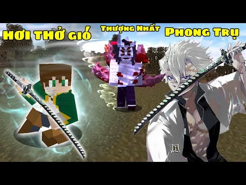 Minecraft Demon Slayer Episode 21☻Successfully Forging Demon Slayer Sword Wind Pillar Defeat Thuong Nhi + Thuong Nhat