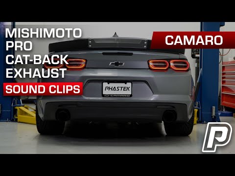 2016-2021 Camaro 2.0T Mishimoto Pro Cat-Back Exhaust Sound Clips - Phastek