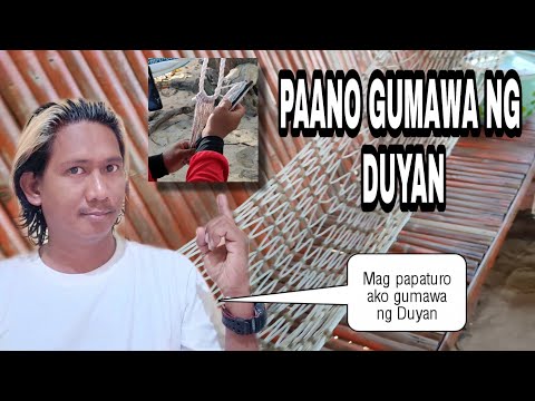 PAANO GUMAWA NG DUYAN | HAMMOCK