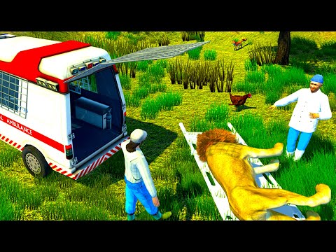 Animal Ambulance Game Simulator Emergency Rescue Gameplay (iOs Android) | DRIVE HERO