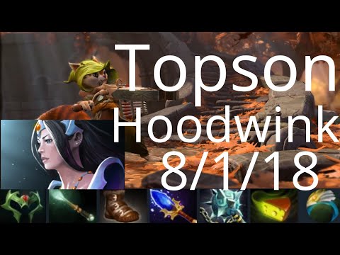 Topson Hoodwink vs Invoker, Luna, Timbersaw - Nigma vs OG g2 ESL1 dota2