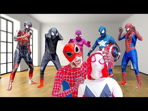 SUPERHERO's Story || Rescue BLUE SPIDER-MAN From JOKER & BAD-HERO TEAM...?? ( Action, Funny... ) #4