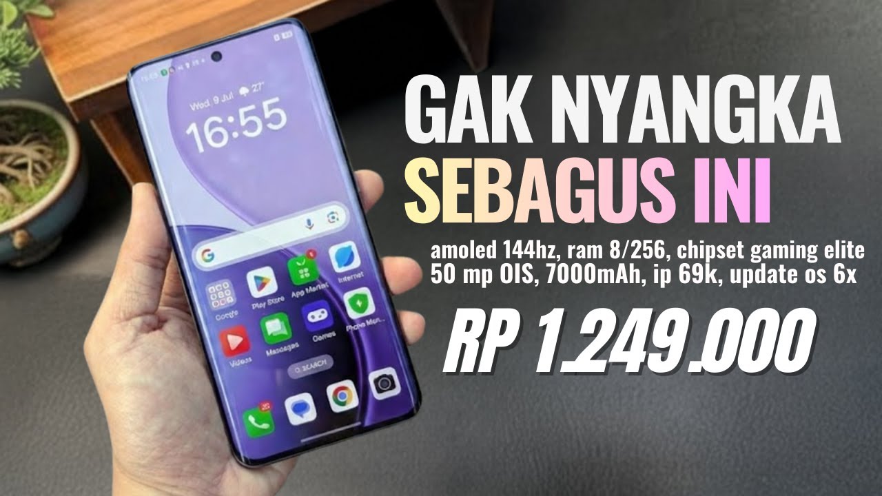 NAH INI BARU PAS‼️RAM 8/256 GB, 7000MAH, 144H AMOLED - HP 1 JUTAAN TERBAIK JANGKA PANJANG 2026