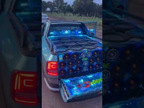 Saveiro DEBOXE som automotivo! #shorts