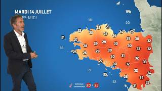 Illustration de l'actualité La météo de votre mardi 14 juillet 2026