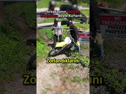 Arkadaşının Çalınan Motorunu Böyle Kurtardı...#shorts