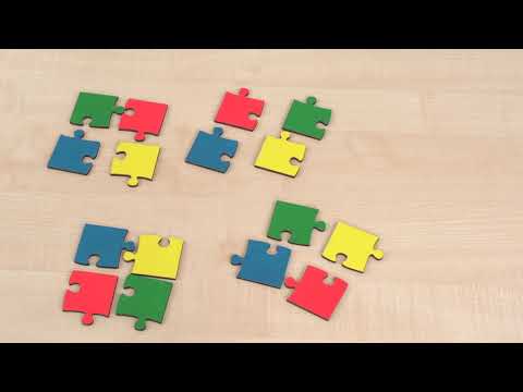 TimeTEX Gruppen-Puzzle aus Holz