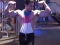 Ripped Adonis Massive Pecs & Flexing Biceps - Gym Workout - Fitness Motivation