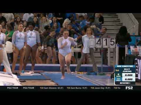 Riley Jenkins 9.85 Vault UCLA vs MSU 2-1-25