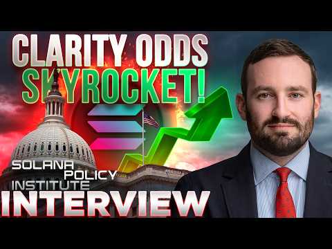 CLARITY Act Odds Skyrocket!🚀Solana Policy Institute INTERVIEW