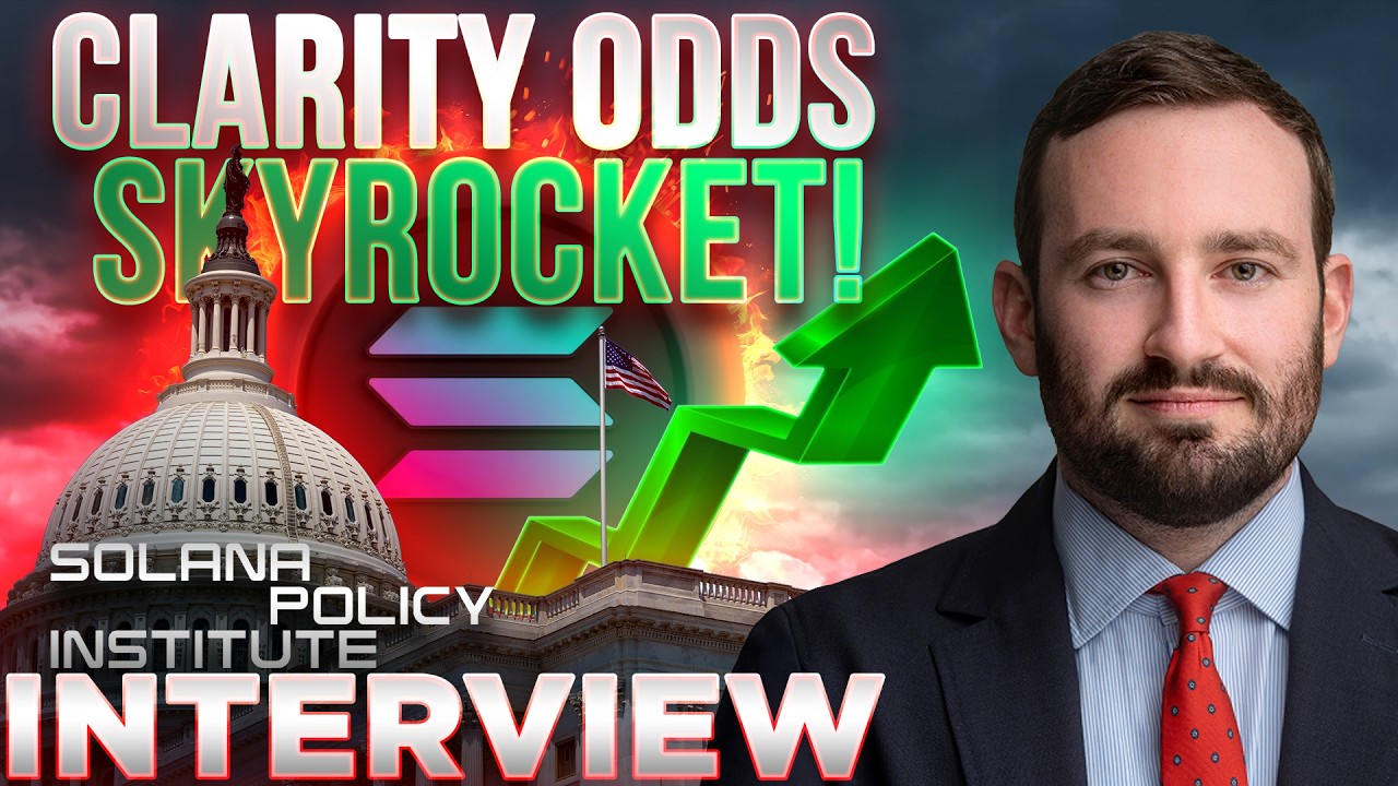 CLARITY Act Odds Skyrocket!🚀Solana Policy Institute INTERVIEW
