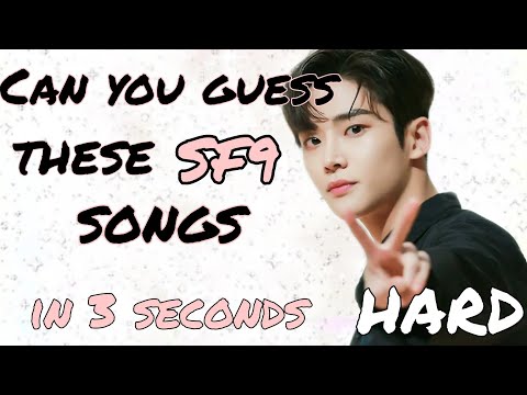 [KPOP GAMES] CAN YOU GUESS THESE SF9 SONGS IN 3 SECONDS // HARD