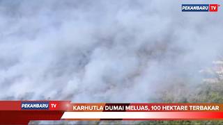 Karhutla Dumai Meluas, 100 Hektare Terbakar