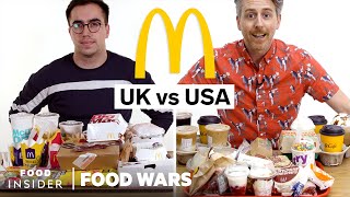 US vs UK McDonald's | Food Wars