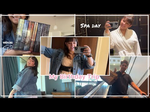 27th Birthday Trip: Spa Day & Immortal Instruments Unboxing | Vlog - Nath Caldeef
