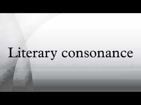 Literary consonance