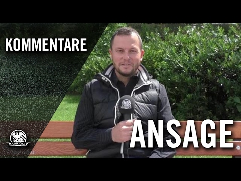 Ansage von Sven Zeidler (Trainer Spvgg. 05 Oberrad) an seine ehemalige Mannschaft | MAINKICK.TV
