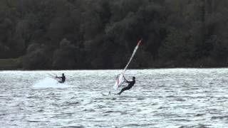 preview picture of video 'Windsurfen Plobsheim Oktober 2014_No 3'