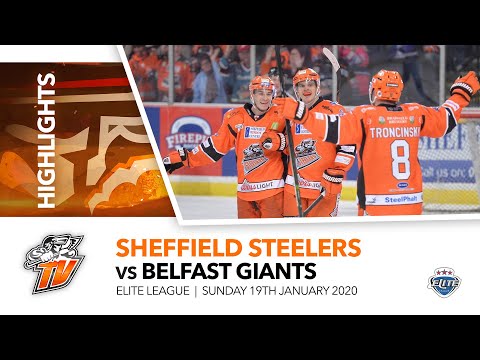 Sheffield Steelers v Belfast Giants - EIHL - 19th January 2020