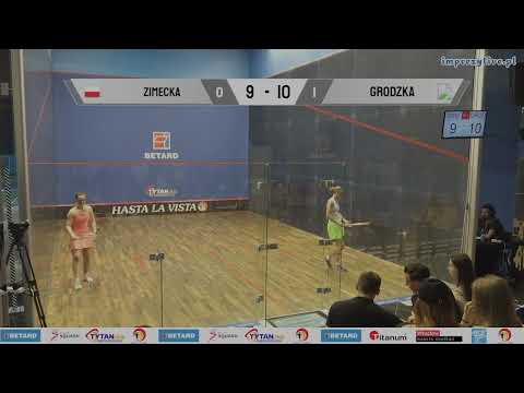 Weronika Zimecka - Wiktoria Grodzka - BETARD Indywidualne Mistrzostwa Polski w Squasha 2023