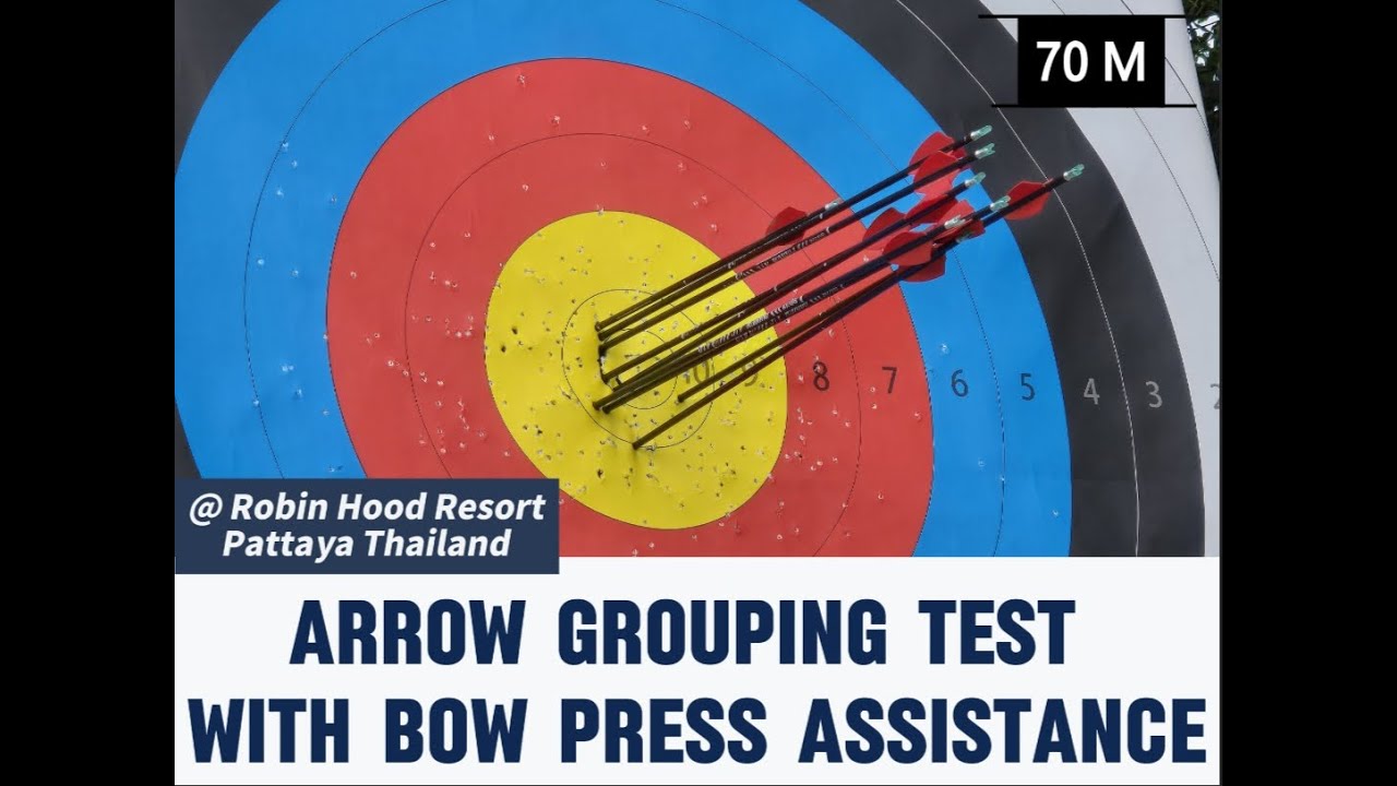 Zone Podium X A/C – 70m Grouping Test with Bow Press: Impressive Results