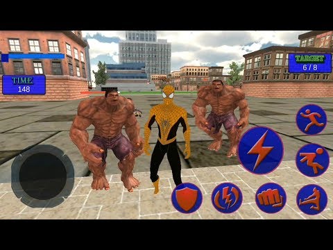Spider Hero Crime City Fighting Battle | Spider Hero Vs Monster Hero - Android GamePlay