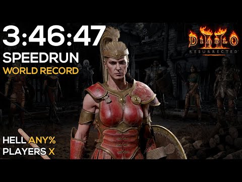 NEW HELL AMAZON SPEEDRUN WR | 3:46:47 IGT | 3:53:01 RTA | DIABLO 2 RESURRECTED