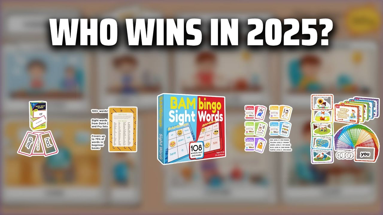 The Top 5 Best Dolch Sight Words Flash Cards in 2025 - Must Watch Before Buying!