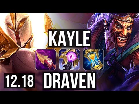 KAYLE & Zilean vs DRAVEN & Shaco (ADC) | 3.1M mastery, 3/2/10 | EUW Grandmaster | 12.18