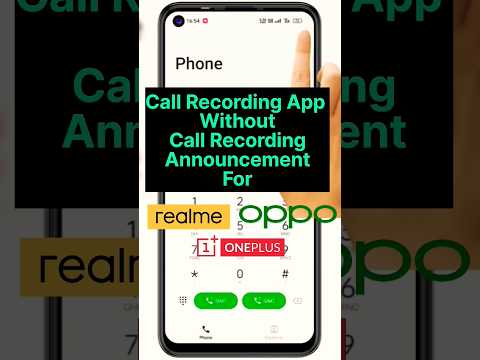 Call Recording App Without Announcement For Realme, Oppo, OnePlus #shorts #ytshorts #youtubeshorts