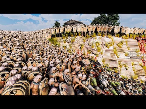 600 000 Footman VS 620 000 Egyptian Spearman  -  Ultimate Epic Battle Simulator 2 UEBS 2