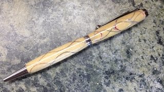 Soda Can Segmented Maple Pen