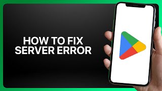 How To Fix Server Error In Google Play Store App ! Tutorial