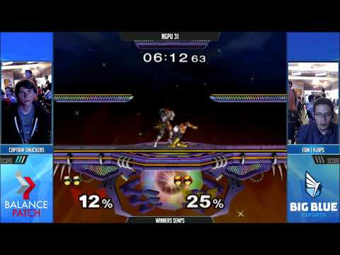 NGPU 31 SSBM - Captain Smuckers (Black Falcon) vs. Klaps (Default Falcon) - Melee WSF