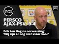 Erik ten Hag: ‘Wij zijn er nog niet klaar voor’
