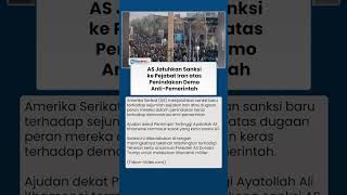AS Jatuhkan Sanksi ke Pejabat Iran, Termasuk Ajudan Khamenei atas Penindakan Demo Anti Pemerintah