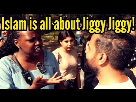 1 Christian lady vs. 20 Muslims! | TK | Speakers Corner Debate