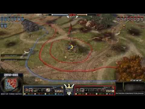 CoH Master League #1: Semi final replay. Ridiculous gameplay as absolute legends fight once more!