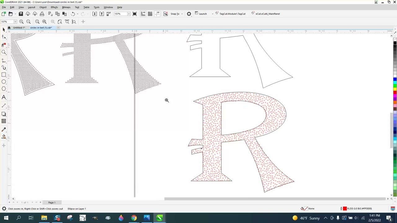 Corel Draw Tips & Tricks Circles in a Text or Font