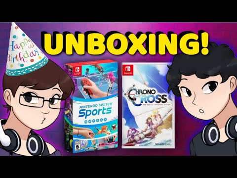 Unboxing Switch Sports & Chrono Cross Remaster! | "Birthday Special!"