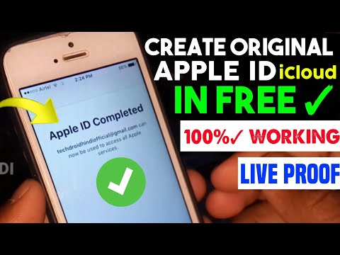 How To Make iPhone iCloud ID || Create Original Apple ID Permanently